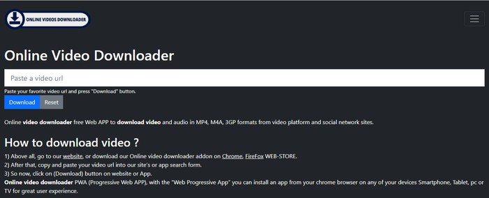 website video downloader:Online website video downloader: Chrome