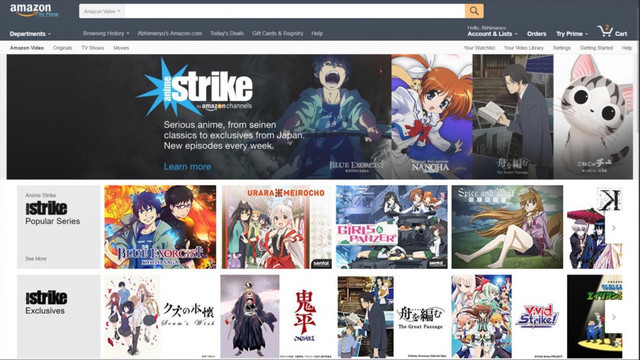 where to watch anime: anime strike