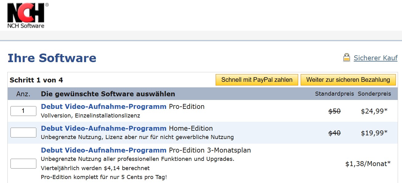 Editorische Bewertung von Debut Video Capture - Preise