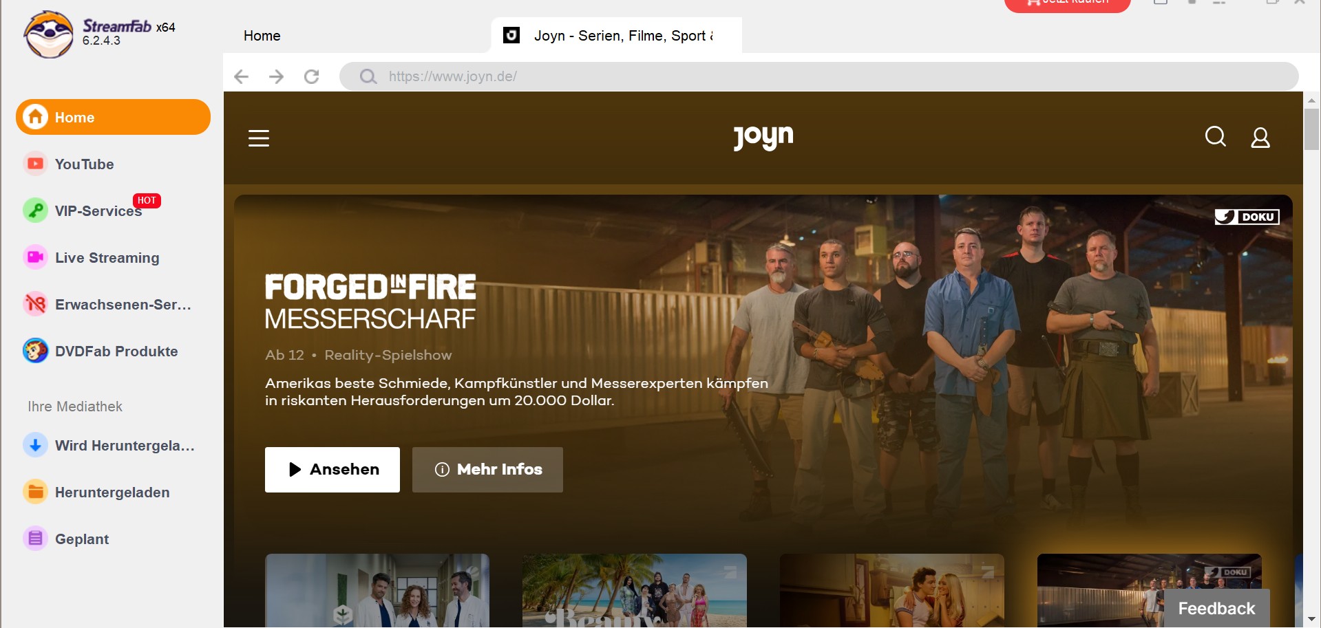 noteburner alternative: streamfab
