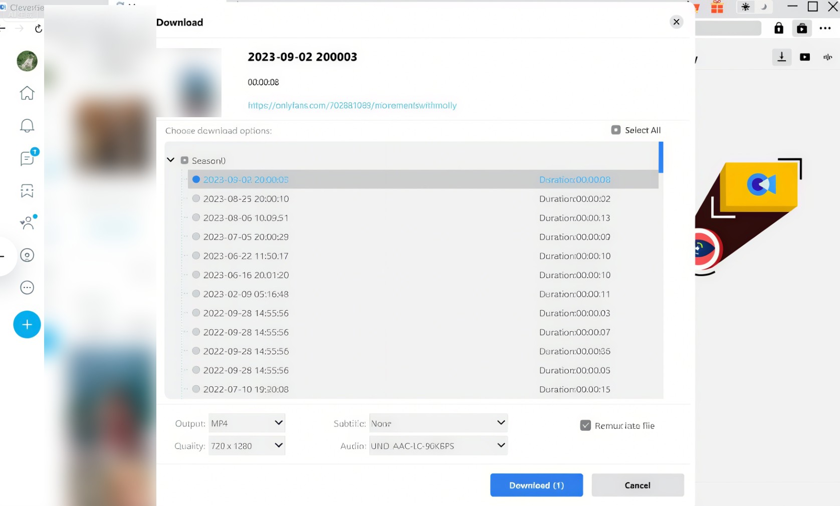 CleverGet OnlyFans Downloader Review: Safety & Purchase Value steps