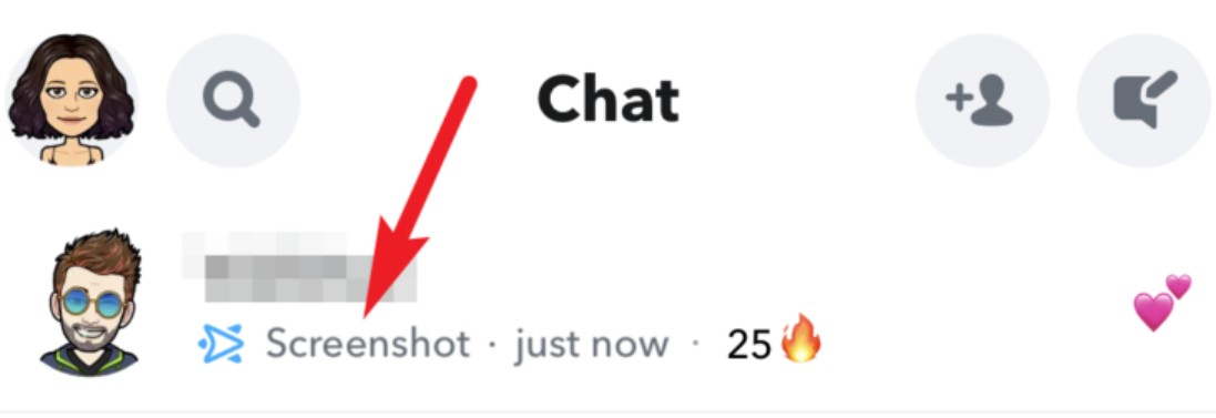 Snapchat download notification
