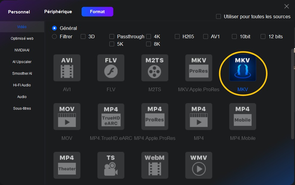 Comment convertir blu ray en mkv avec DVDFab Blu-ray Ripper
